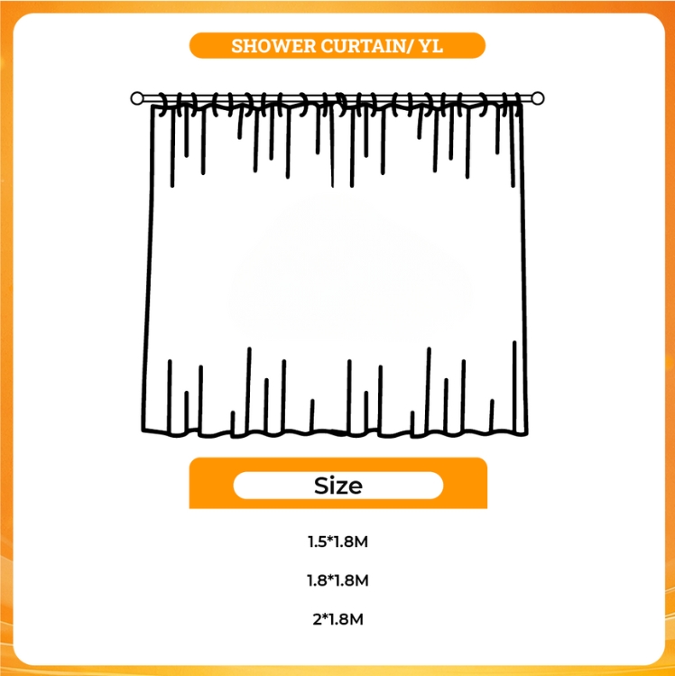 3D shower curtain - Sword Art Online Merchandise